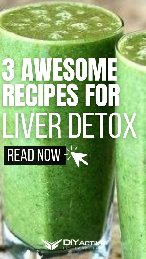 Liver detox is one of the biggest health trends these days. From improving the health of your skin to simply improving your overall health, these liver detox recipes can help you live a healthier life! Take the time to take care of your liver with these liver detox recipes! Healthy Liver Smoothie Recipes, Diy Liver Detox Recipes, Liver Detox Cleanse Recipes, Liver Cleanse 3 Day, How To Detox Your Liver, Recipes For Liver Health, Liver Detox Smoothie Recipes, Liver Detox Smoothie, Herbal Tea Recipes Homemade