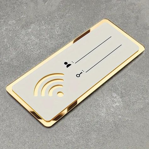 Chic Acrylic Wireless Network Wifi Sign Wall mounted Wooden - Temu Netherlands Office Signage, Wifi Sign, Wireless Network, Office Signs, Party Diy, Wooden Plaques, Wireless Networking, Sign Wall, Diy Party