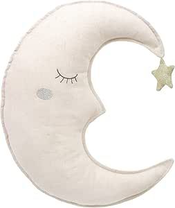 MON AMI Crescent Moon Shaped Pillow – 13”, Nursery Stuffed Throw Pillow, Decorative Cushion for Child’s Bed or Couch, Reading Nook Décor Gift Couch Reading Nook, Nook Decor, Moon Nursery, Moon Pillow, Shaped Pillow, Moon Shapes, Playroom Decor, European Designs, Decorative Throws