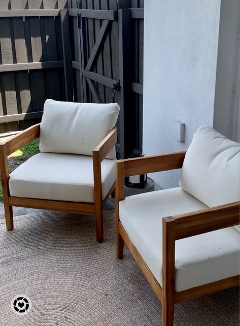 Rh Patio Furniture, Restoration Hardware Thaddeus Chair, Outdoor Armchair Pottery Barn, White Patio Furniture, Patio Furniture $500, Restoration Hardware Outdoor, Teak Patio Furniture Authenteak, White Outdoor Furniture, White Patio