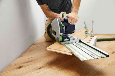 Festool’s Corded TS 60 K Track Saw Brings More Performance and Safety Festool’s woodworking tool lineup runs deep in the […] The post Festool TS 60 K Track Saw appeared first on Pro Tool Reviews. Track Saw Table, Festool Track Saw, Track Saw, Saw Table, Power Saw, Compound Mitre Saw, Skill Saw, Dust Extraction, Festool Tools