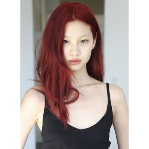 HOYEON JUNG Collection - URSTYLE Bleached Eyebrows, Hoyeon Jung, Red Hair Inspo, Dyed Hair Inspiration, Haircuts Straight Hair, Hair Color Blue, Dye My Hair, Asian Hair, Hair Inspiration Color