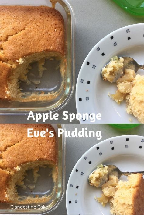 Sponge Dessert, Bramley Apple Recipes, Apple Sponge Pudding, Eves Pudding, Lynn Hill, Baked Apple Dessert, British Desserts, Apple Dessert Recipes, Apple Cake Recipes