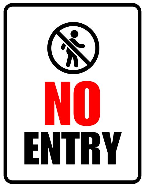 High Definition Version No Entry, High Definition, Communication, Wall, Animals, Quick Saves