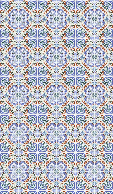 Vellum Wallpaper, Ornate Painting, Arabic Pattern Design, Mediterranean Mosaic, Print Repeat, Print Scarf Design, Porcelain Print, Scrapbook Printing, Arabic Pattern