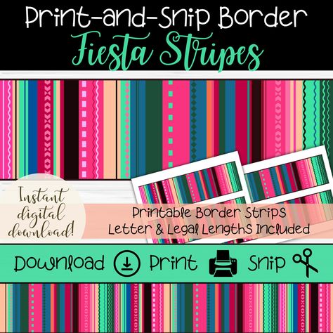 Classroom Decor Colorful, Easy Borders, Bulletin Board Borders Printable, Printable Border, Bulletin Boards Classroom Decor, Classroom Doors, Bulletin Board Borders, Educational Board, Classroom Door