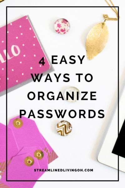 Digital Clutter, Password Organizer, Digital Organization, Ways To Organize, Organization Planning, Try To Remember, Declutter Your Home, Professional Organizer, Organizing Ideas