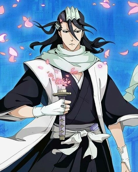 Bleach Captains, Kuchiki Byakuya, Bleach Drawing, Immortal Soul, Byakuya Kuchiki, Il Re Leone, Bleach Anime Art, Best Anime Drawings, Bleach Characters