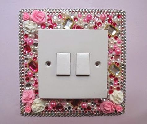 Para decorar tus apagadores Ideas Para Decorar Tu Cuarto, Princess Room, Girl Bedroom Decor, Light Switch Cover, Décor Diy, Light Switch Covers, Diy Wall Art, Kids Decor, Bedroom Diy