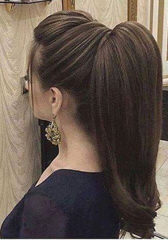 Beautiful long layred hair style ideas 2022 Partywear Hairstyles, Sanggul Modern, Down Hairstyles For Long Hair, Mohawks, Bridal Hair Buns, Hair Upstyles, Elegant Wedding Hair, Hair Braid Videos, Long Hair Wedding Styles