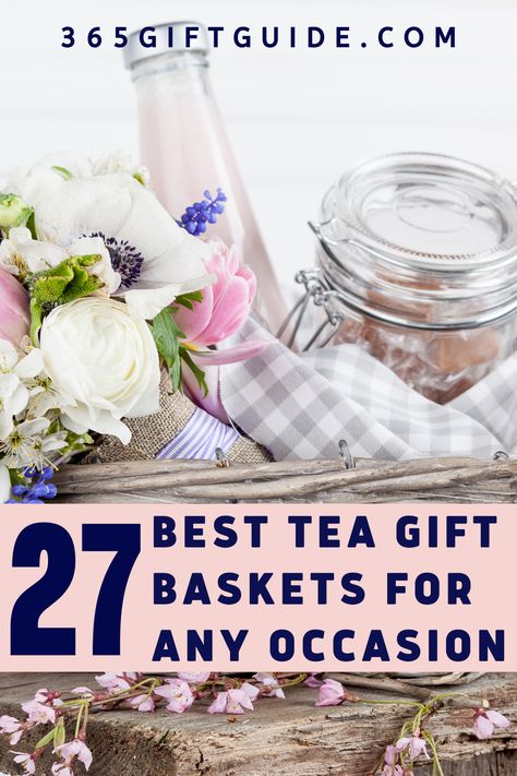 Tea Cup Gift Basket, Tea Lovers Gift Basket, Tea Gift Basket, Tea Party Activities, Diy Gifts For Mothers, Tea Gift Box, Raffle Baskets, Gift Baskets For Women, Tea Cup Gifts