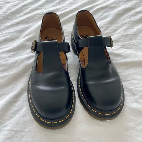 DOC MARTENS - Polley style shoe. Size 9. Dr Martens Shoes, Martens Shoes, Trendy Shoes, Doc Martens, Dr. Martens, Favorite Products, Fashion Shoes, Learn More, Jewelry Watches