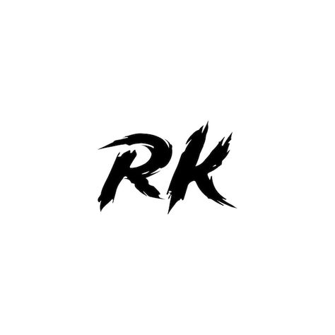 Rk monogram logo design letter text name... | Premium Vector #Freepik #vector #company-logo #logo-templates #business-logo #logo Rk Name Logo, Rk Monogram, Rk Logo Design Letter, Rk Logo Design, Rk Logo, Small Angel Tattoo, 1080 Wallpaper, Venkateswara Swamy Images Hd 1080 Wallpaper, Anushka Pics