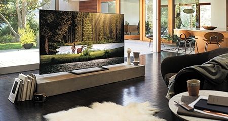 Best Smart Home, Rack Tv, Oled Tv, Tv Size, Samsung Tvs, Winter Pictures, Africa Travel, Home Gadgets, Set Design