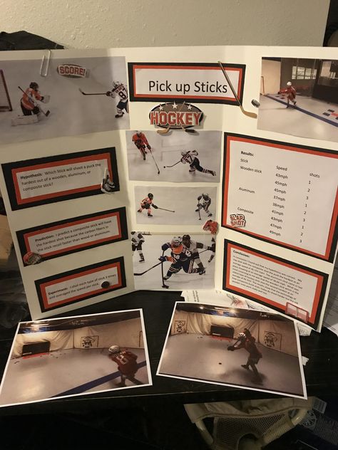 Hockey Science Fair Projects, Science Fair Board, Science Fair Ideas, Hockey Kids, Science Fair Project, Fair Projects, Science Fair Projects, Scientific Method, Kids Corner