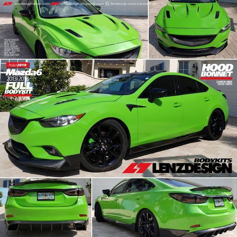 Mazda 6 GJ Lenzdesign Bodykit 2013-2018 Mazda 6 Custom, Koenigsegg Regera, Lexus Gx 460, Mercedes Benz Cl, Lexus Gx, Mazda Cars, Vw Scirocco, Wide Body Kits, Top Luxury Cars