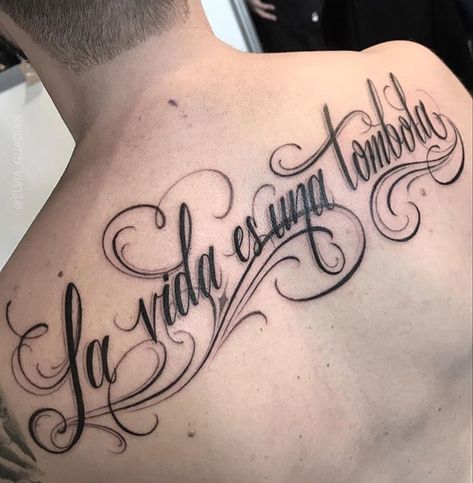 Tatuadora: @elvia_guadian 🇲🇽 Guadalajara. #mexicanpowertattoo #tatuajemexico Chicanas Tattoo, Word Drawings, Power Tattoo, Chicano Lettering, Pretty Writing, Cursive Tattoos, Chicano Style Tattoo, Fancy Script, Tattoo Lettering Fonts