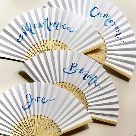 Personalised Fans, Natasha Oakley, Thailand Wedding, Bachelorette Themes, Something Blue Wedding, Wedding Mood Board, Ceremony Location, Wedding Mood, Custom Fonts