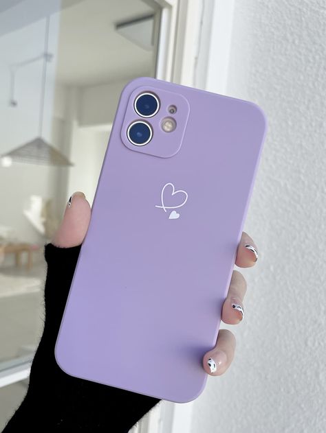 Purple Phone Case, Artsy Phone Cases, Diy Phone Case Design, Phone Case Diy Paint, Purple Cases, Phone Case Purple, Produk Apple, Accessoires Iphone, Stylish Iphone Cases