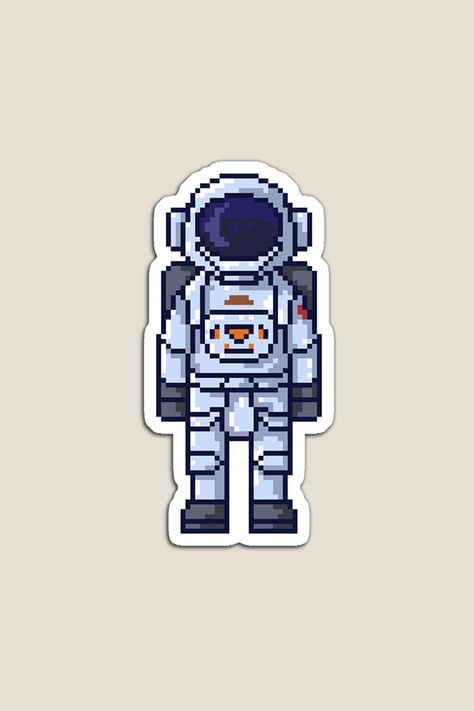 Picture of Cosmonaut isolated. Astronaut pixel game style illustration. Spaceman vector pixel art design. funny 8 bit astronaut character in sticker. Astronaut Pixel Art, Pixel Game, Game Style, Pixel Games, Mobile Game, Game Assets, Pixel Art, Video Game, Art Style