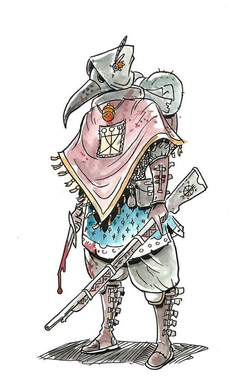 Traveling Trader Character, Gunslinger Character Design, Dystopian Character Design, 캐릭터 드로잉, Dnd Art, Arte Inspo, Fantasy Armor, Dessin Adorable, Fantasy Concept Art