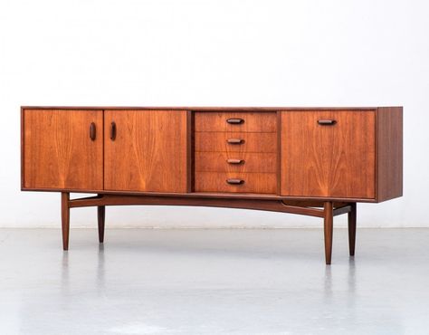 G Plan Sideboard, Sideboard Drinks Cabinet, Retro Sideboard, Walnut Sideboard, Mid Century Dresser, G Plan, 4 Dining Chairs, Teak Sideboard, Drinks Cabinet