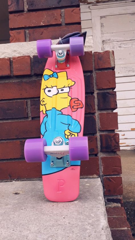 Custom “Maggie” penny board 22” Penny Board Design, Penny Skateboard, Skateboard Art Design, Penny Board, Skateboard Design, Longboards, Skateboard Art, Board Design, Electric Scooter