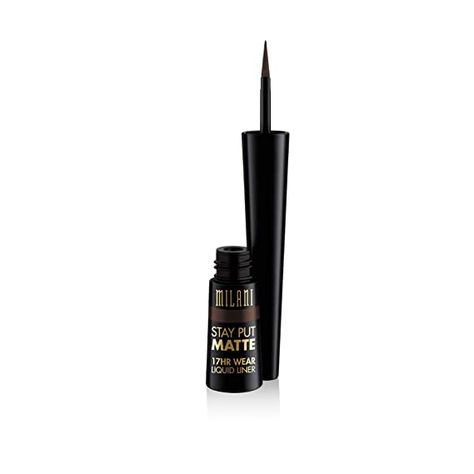 Amazon.com : Milani Stay Put Matte 17HR Liquid Eyeliner - Coffee Matte (0.09 Fl. Oz.) Vegan, Cruelty-Free Liquid Eyeliner - Line & Define Eyes with High Pigment Shades for Long-Lasting Wear : Beauty Eyeliner 2023, Best Drugstore Eyeliner, Drugstore Eyeliner, Matte Eyeliner, Smudge Proof Eyeliner, Milani Cosmetics, Eyeliner For Beginners, Eye Makeup Palette, Liquid Eyeliner Pen