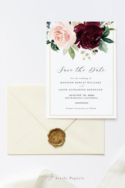 Fall Winter Wedding, Save Our Date, Calligraphy Signs, Boho Invitations, Unplugged Wedding, Floral Save The Dates, Date Invitation, Luxury Stationery, Wedding Portfolio