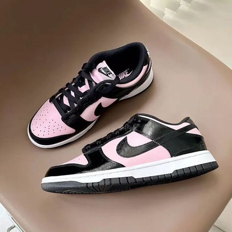 Dunk Low, Black Pink, Sneakers, Pink, Black