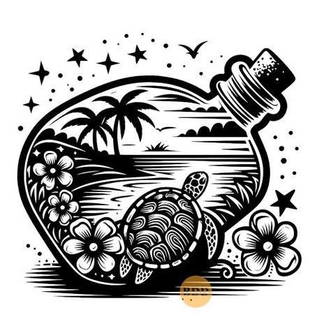 Hawaiian Svg, Sea Turtle Artwork, Sea Turtle Svg, Sea Turtle Drawing, Beachy Tattoos, Turtle Svg, Turtle Tattoo Designs, Tattoos With Kids Names, Tattoos For Women Flowers