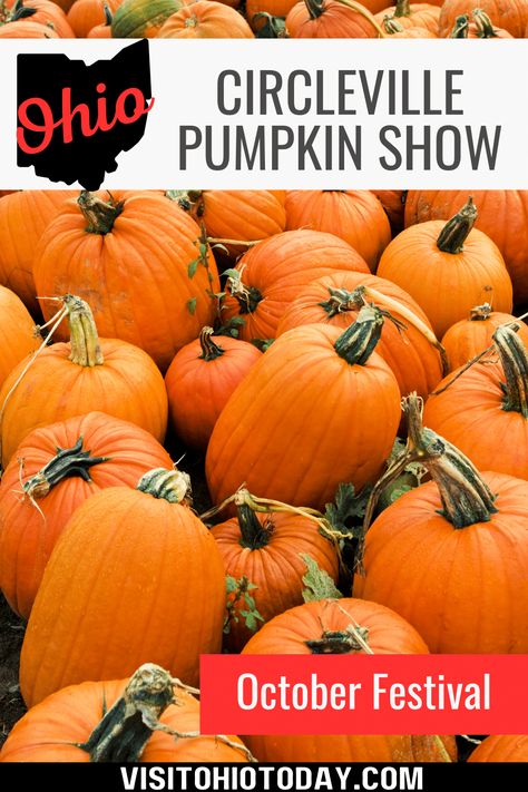 Circleville Pumpkin Show, Circleville Ohio, October Festival, Pumpkin Show, Ohio, Cooking Recipes, Festival