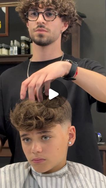 Alex Giannone✨💈 on Instagram: "✨💈" Best Boy Haircuts 2024, Messy Top Haircut Men, Fluffy Fringe Haircut Boys, Mid Fade Fluffy Fringe, Hair Cuts For Teenagers Boys, Straight Boys Haircut, Haircut Boys 2024, Boys Messy Haircut, Boy Teen Haircut