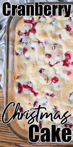 Apple Cranberry Breakfast Bake, Easy Cranberry Christmas Cake, Chocolate Cranberry Christmas Cake, Dessert With Fresh Cranberries, Christmas Cranberry Pound Cake Recipe, Christmas Cake Cranberry, Cranberry Cake Mix Recipes, Easy Cranberry Cake Recipes, Cake Mix Cranberry Bread