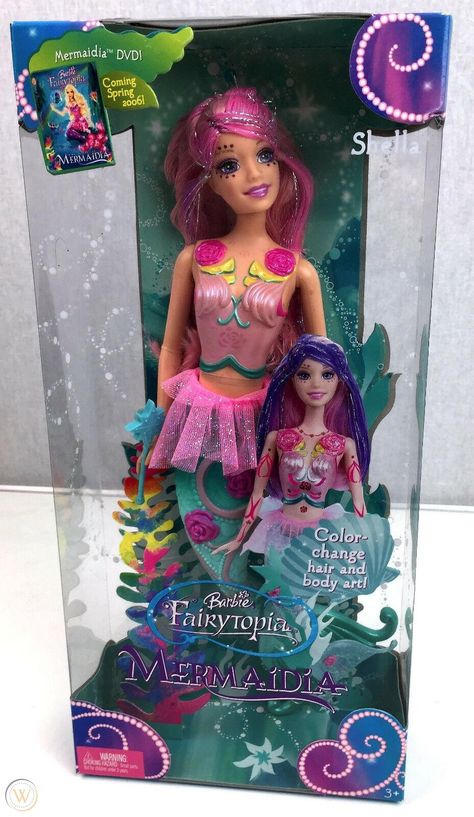 Barbie Merliah, Disney Frozen Bedroom, Barbie Mermaidia, Barbie Fairytopia Mermaidia, Fairytopia Barbie, Fairytopia Mermaidia, Barbie Mermaid Doll, Pink 2000s, Barbie Mermaid