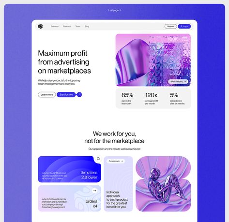 Website Design | UI/UX Design Mobile Landing Page, Tech Branding, Web Inspiration, Coworking Space, Design Ui, Design Web, Site Design, Ui Ux Design, Design Reference