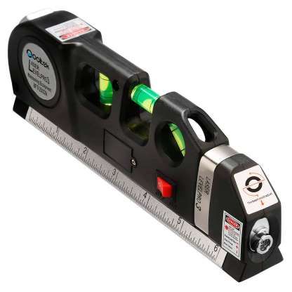 Multipurpose Laser Level - Qooltek Future Technology Gadgets, Gallery Shelves, Laser Levels, How To Hang Wallpaper, Laser Level, Indoor Design, Woodworking Hand Tools, Garage Tools, Measuring Tools