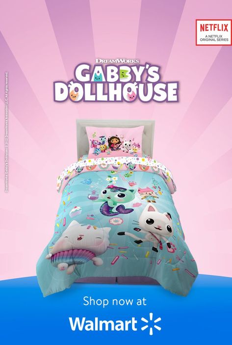 Gabby Dollhouse Bedroom, Dollhouse Bedroom Ideas, Teaching Kids Money Management, Teaching Kids Money, Kids Money Management, Sweet 16 Party Decorations, Gabby Dollhouse, Cat Bedroom, Colorful Bedding