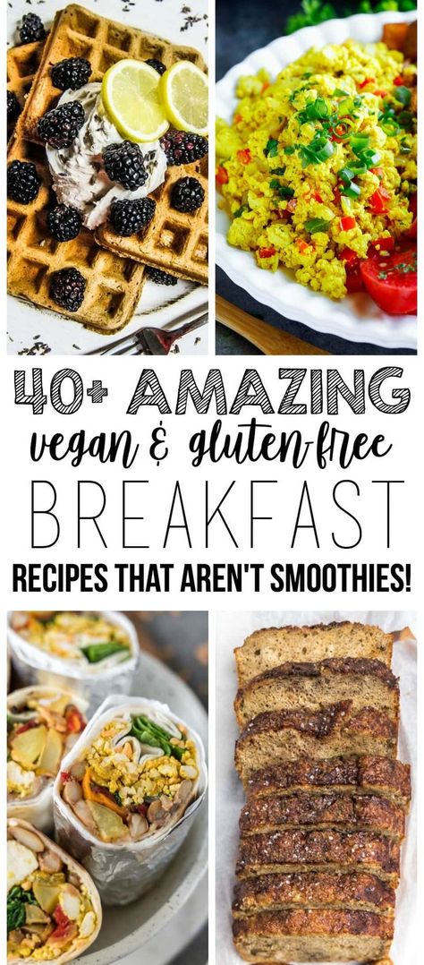 Low Carb Vegan Breakfast, Smoothie Bowl Vegan, Vegan Breakfast Recipes Easy, Vegan Gluten Free Breakfast, Gluten Free Breakfast, Vegan Brunch, Gluten Free Recipes For Breakfast, Homemade Laundry, Tofu Scramble