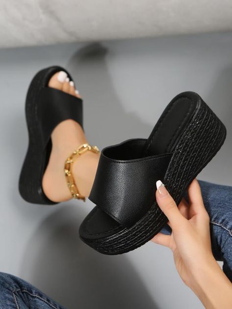 Stylish Black Women, Casual Shoes Women Sneakers, Coral Sandals, Pleaser Heels, Platform Wedges Shoes, Shoes Heels Classy, Versatile Shoes, Mid Heel Sandals, Big Girl Fashion