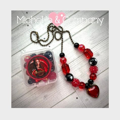 Descendants 4 Rise of Red DIY Necklace Party Favors Descendants 4 Party Favors Descendants 4 Birthday Rise of Red Necklace Kits Descendants Rise Of Red Birthday Party, Rise Of Red Descendants Party, Descendants Crafts, Descendants Party Ideas, Red Party Ideas, Descendants Party Ideas Birthdays, Disney Descendants Party, Descendants 4, Red Birthday Party