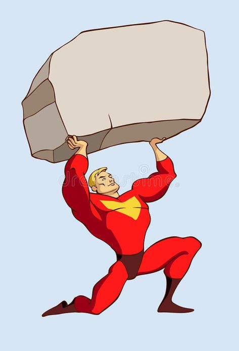 Superhero. In a standing pose holding a huge rock above his head #Sponsored , #Paid, #AFFILIATE, #standing, #rock, #head, #pose Superhero Standing Pose, Holding Something Above Head Pose, Hero Poses, Head Pose, Head Illustration, Standing Pose, House Cartoon, Standing Rock, Heavy Rock