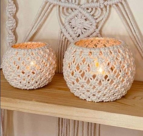 Colour Wedding Decor, Bohemian Cookies, Macrame Vase, Macrame Candle, Macrame Lantern, Macrame Furniture, Macrame Candle Holder, Boho Table Decor, Knot Macrame