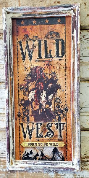 The perfect addition to your western home décor! Canvas design featuring a beautifully distressed wood frame. 2 sizes available. We do have some in stock, but please allow up to 3 weeks for your item to ship if it needs to be custom made. Vintage Western Decor, Country Western Decor, Cowboy Wall Art, Cowboys Sign, Ranch House Decor, Western Artwork, Western Home, Ranch Decor, Antique Signs