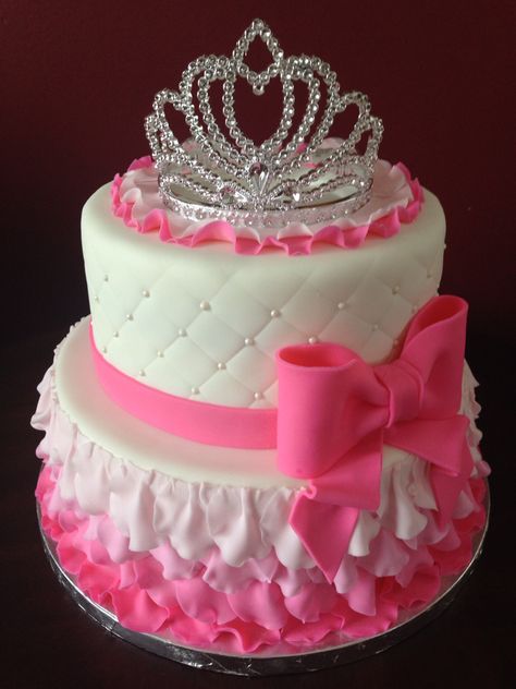 Princess Birthday Cake Birthday Cake Image, Birthday Cake Roses, Barbie Birthday Cake, Birthday Cake Decorating Ideas, Sweet 16 Birthday Cake, Cake Image, Baby Shower Cakes Girl, Princess Birthday Cake, 16 Birthday Cake