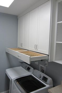 Closet Factory, Laundry Room Organization Storage, Laundry Room/mud Room, Room Storage Diy, Farmhouse Laundry, Farmhouse Laundry Room, Laundry Room Remodel, Laundry Room Inspiration, Laundry Room Cabinets