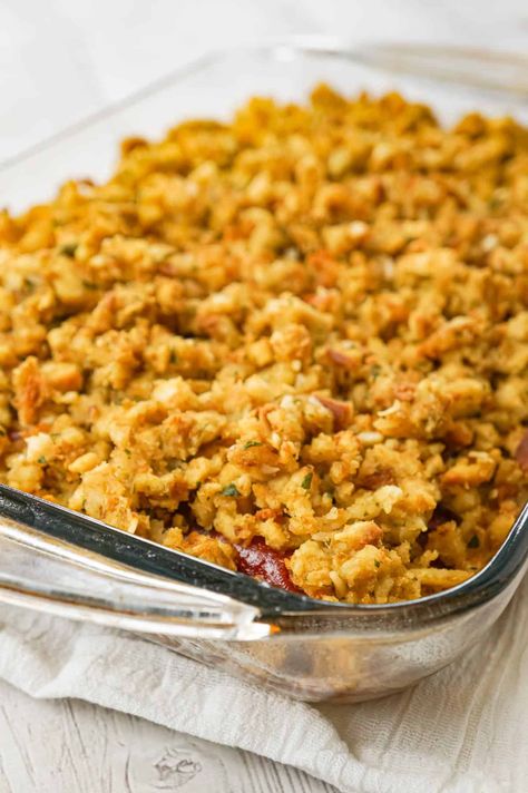 Stove Top Stuffing Casserole, Sausage Meat Stuffing, Stove Top Stuffing Meatloaf, Stove Top Stuffing Recipes, Best Stuffing Recipe, Best Ground Beef Recipes, Stove Top Stuffing, Recipes Using Ground Beef, Chicken Meatloaf