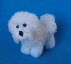 1 Crocheted Bichon Frise Pattern Crochet Dogs, Dog Craft, Bichon Frise Puppy, Crochet Dog Patterns, Coaster Pattern, Crochet Coaster Pattern, Crochet Coaster, I Like Dogs, Miniature Poodle