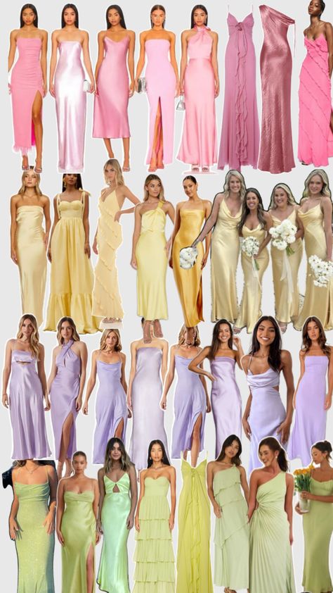 Festive Wedding Attire, Recruitment Dresses, Formal Wedding Attire, Funky Wedding, Cute Formal Dresses, Dress Code Wedding, Bridesmaid Colors, Guest Attire, Dream Wedding Ideas Dresses