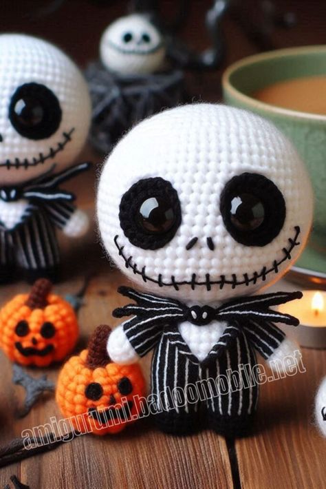 Amigurumi Jack Skellington Halloween Doll Free Pattern-1 Free Crochet Jack Skellington Patterns, Jason Crochet Pattern Free, Jack Crochet Pattern Free, Jack Skellington Amigurumi Free Pattern, Nightmare Before Christmas Crochet Free, Jack Skellington Crochet Pattern Free, Nightmare Before Christmas Crochet Patterns, Crochet Jack Skellington, Jack Skellington Crochet